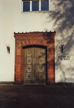 Linke Portalt&uuml;r der Bauakademie (an der Schinkel-Klause)